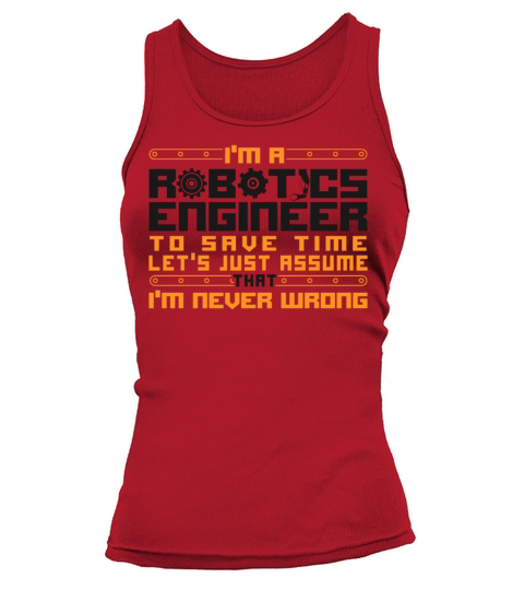 Robot Robotics Engineer Vintage Tank top Woman