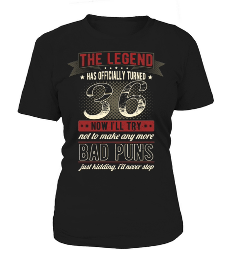 The Legend Officially 36 Years Old 36th Birthday Women's T-Shirt