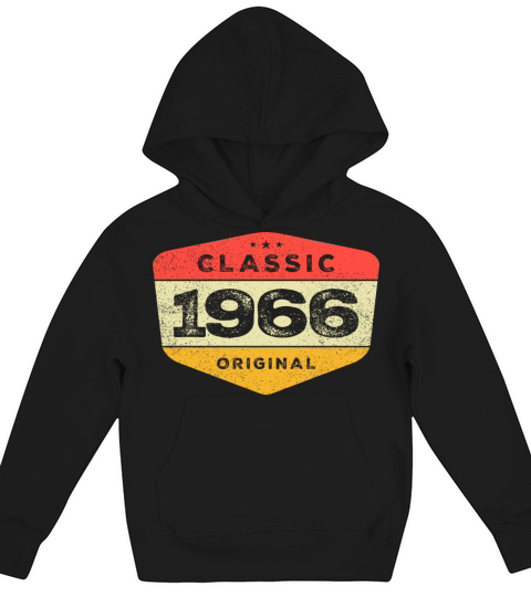 Classic 1966 57 Birthday Vintage Kids Hoodie