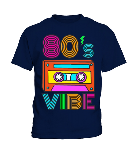1980s Synthwave Aesthetic Vintage 80s Vibe Kids T-Shirt