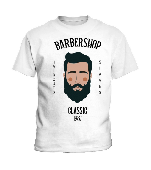 Barbershop Haircuts and Shaves Kids T-Shirt