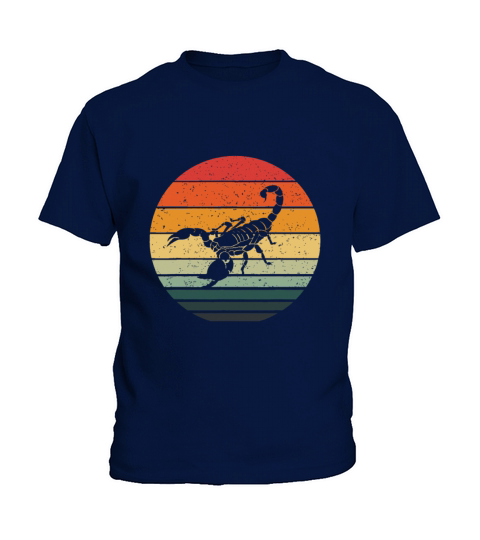 Vintage Scorpion Retro Sunset Art 70s 80s Kids T-Shirt