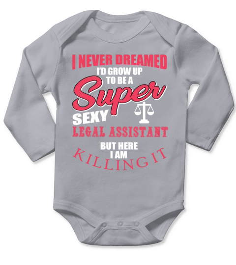 Funny Legal Assistant Saying Long Sleeve Baby One-Piece