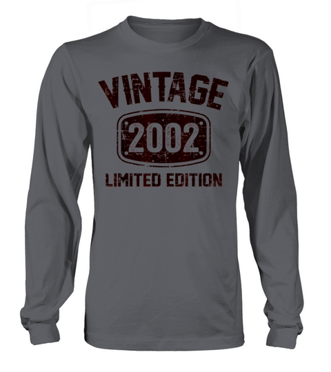 21 Years Old Vintage 2002 Limited Edition Long sleeved Unisex