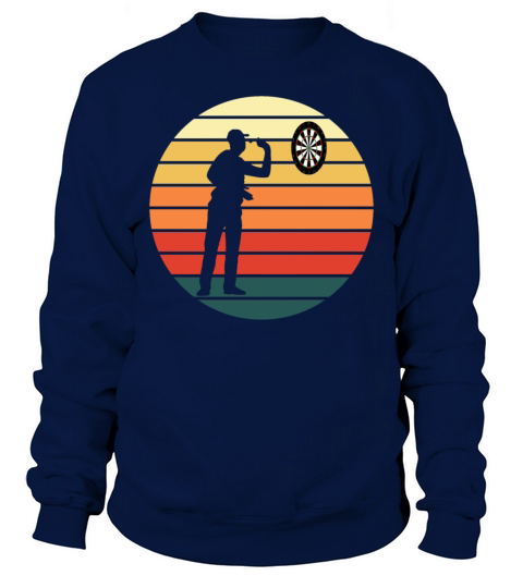 Darts Dart Player Dart-Throwing Retro Vintage Gift Sweatshirt Unisex