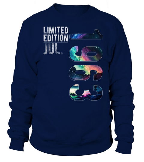 Limited Edition 1963 July Birthday Polar Lights Sweatshirt Unisex