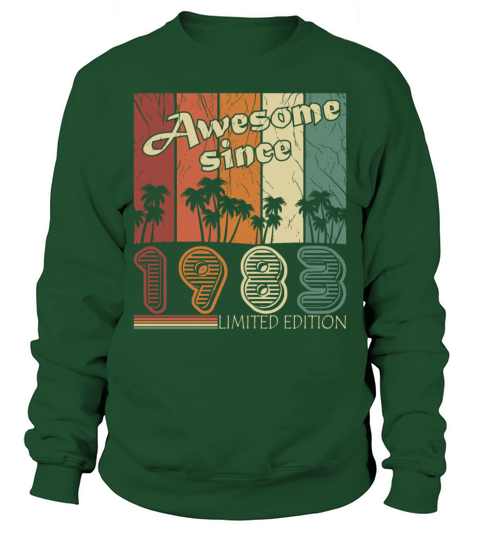 Original 1983 vintage birthday retro Sweatshirt Unisex