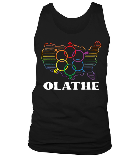 Olathe Pride Month Pride Flag LGBT Community LGBTQ Tank Top Unisex