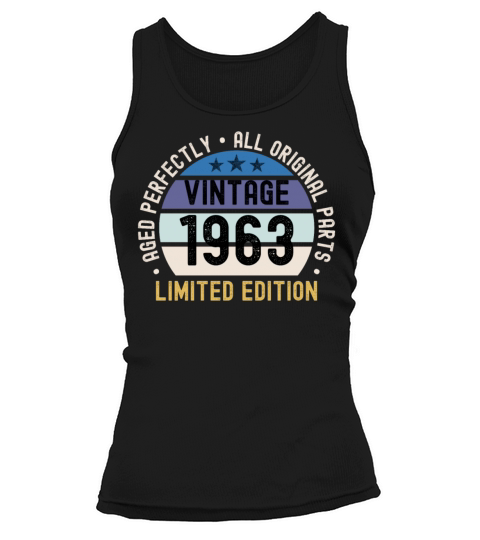 60th Birthday Vintage 1963 Tank top Woman
