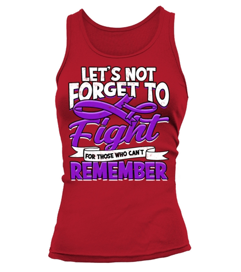 Fight Alzheimers Dementia alzheimer Awareness Tank top Woman