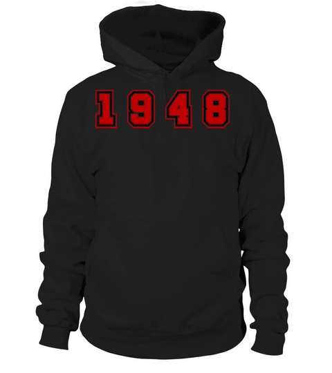 1948 Year Number Hoodie Unisex