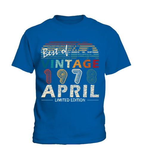 April 1978 vintage Kids T-Shirt