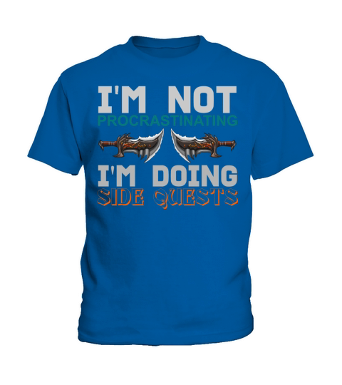 Im Not Procrastinating Im Doing Side Quests Kids T-Shirt