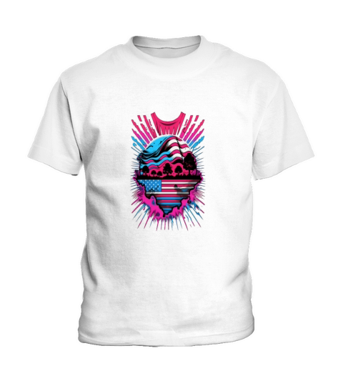 Memorial Day Veteran American USA Flag 4th of Kids T-Shirt