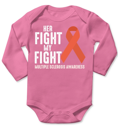 Her Fight is My Fight Long Sleeve Baby One-Piece