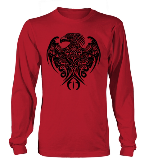 Adler Tribal Logo Elegant Tattoo Style Long sleeved Unisex