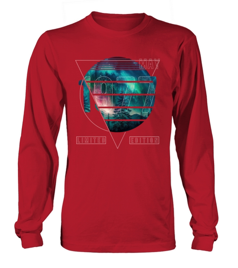 Limited Edition 1977 May Birthday Polar Lights Long sleeved Unisex