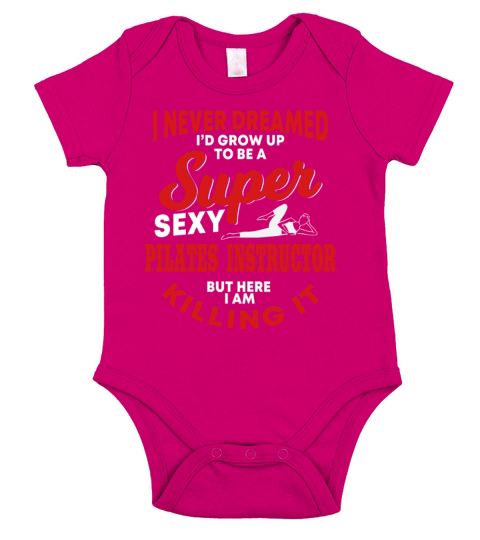 Funny Pilates Instructor Saying Short Sleeve Baby One-Piece