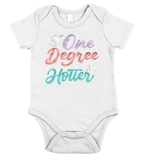 One degree hotter diploma bachelors masters degree Short Sleeve Baby One-Piece