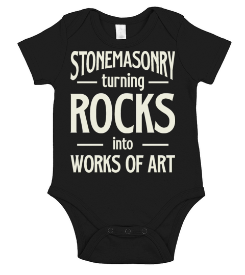 Stonemasonry Turning Rocks Into Works Of Art Short Sleeve Baby One-Piece
