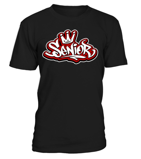 Senior Crown Graffiti Tag T-Shirt Unisex