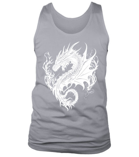 Fierce Vintager Dragon In Scale Dress Tank Top Unisex