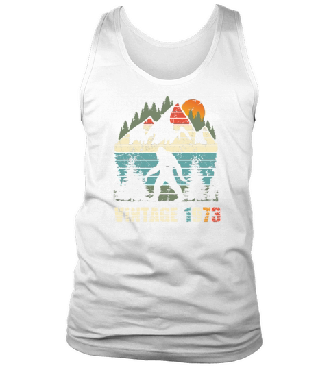 vintage 1973 yeti funny 50th birthday shirt Tank Top Unisex