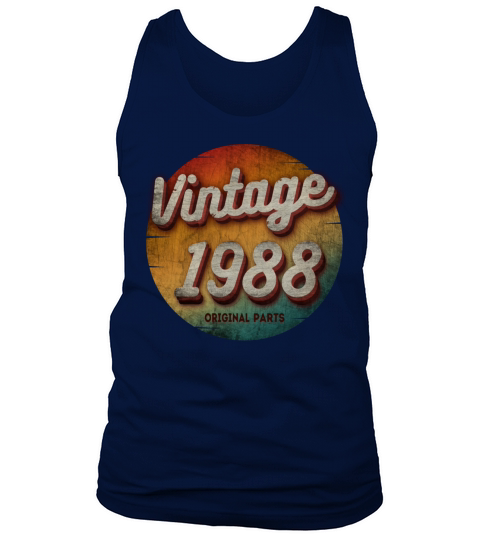 VINTAGE 1988 ORIGINAL PARTS Tank Top Unisex