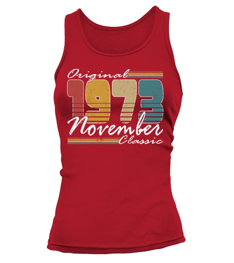 50th birthday november 1973 original 1973 Tank top Woman