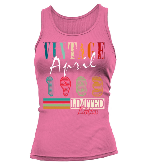 April vintage 1983 born vintage birthday Tank top Woman