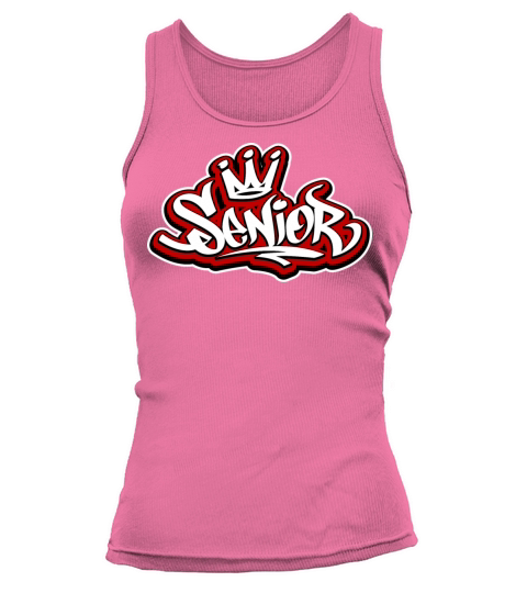 Senior Crown Graffiti Tag Tank top Woman