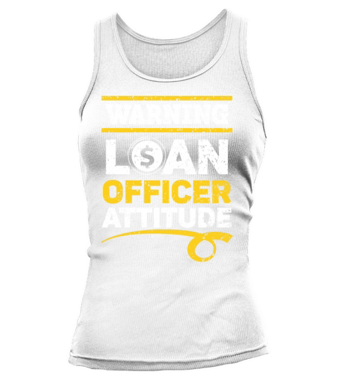 Warning Loan Officer Attitude Mortgage Whisperer Tank top Woman