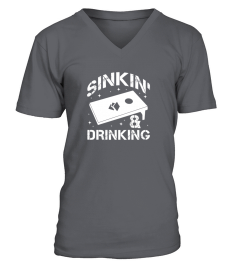 Sinkin And Drinking V-Neck T-shirt