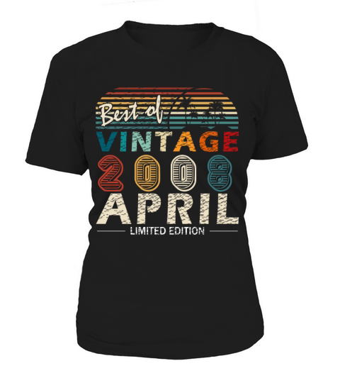 Vintage Birthday Gift Idea April 2008 Women's T-Shirt