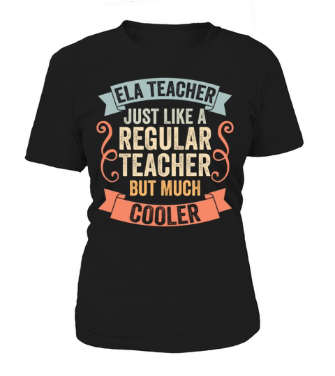 Vintage ELA Teacher Just Like A Regular Teacher Women's T-Shirt