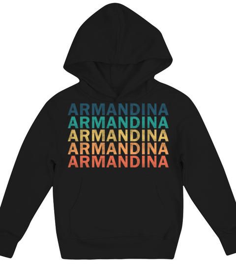 Armandina Name T Shirt - Armandina Vintage Retro N Kids Hoodie