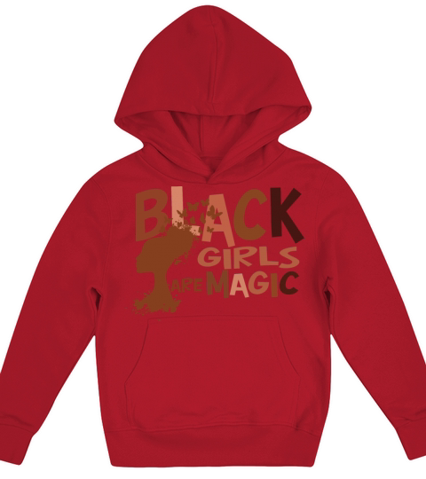 BLACK GIRLS ARE MAGIC MELANIN BLACK HISTORY Kids Hoodie