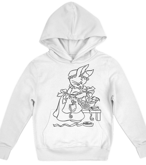 Vintage Easter Kids Hoodie