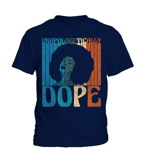 Unapologetically Dope Black History Month Queen Af Kids T-Shirt