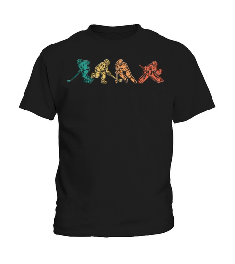 Vintage Ice Hockey Players Kids T-Shirt