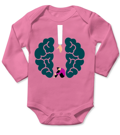 make your mental health a priority Long Sleeve Baby One-Piece