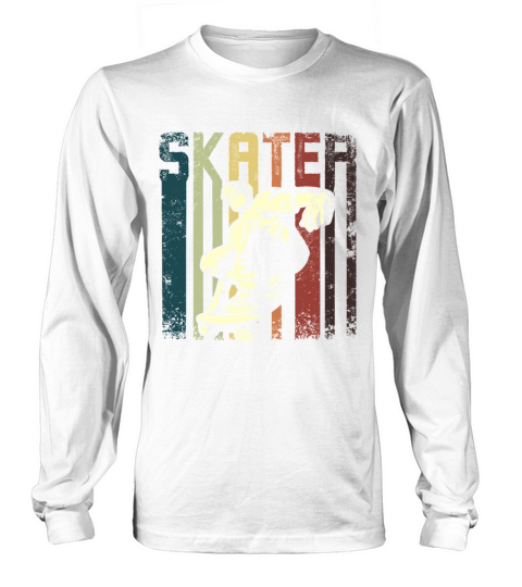 Retro Vintage Skateboarding Long sleeved Unisex