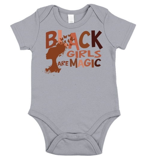 BLACK GIRLS ARE MAGIC MELANIN BLACK HISTORY Short Sleeve Baby One-Piece