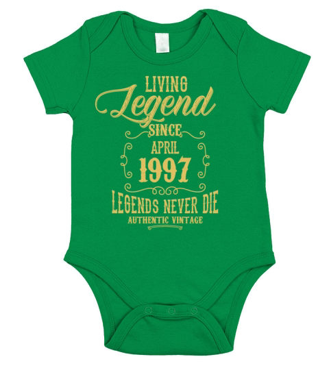 Living Legend since April 1997 Short Sleeve Baby One-Piece