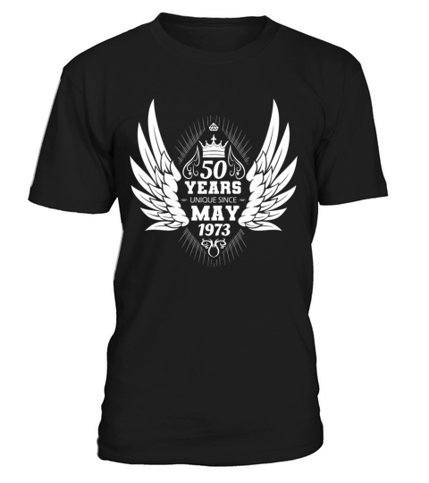 Vintage 50th Birthday with Angel Wings and Crown T-Shirt Unisex