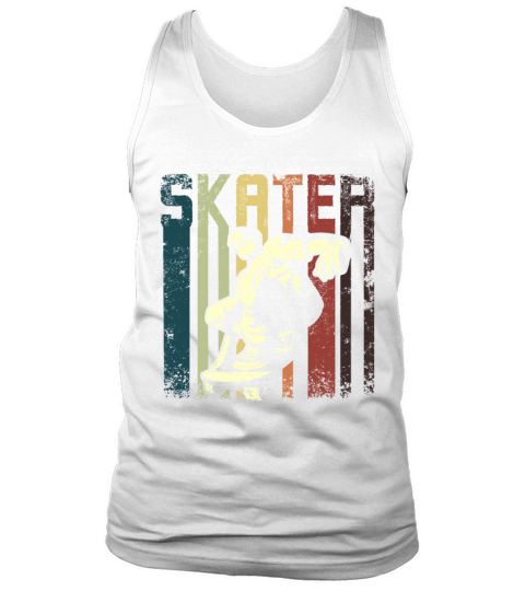 Retro Vintage Skateboarding Tank Top Unisex