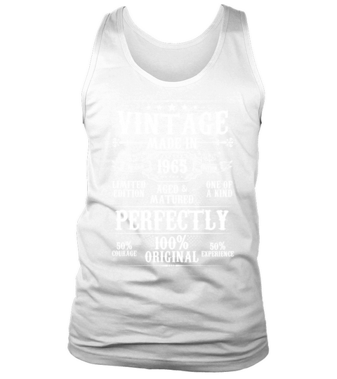 Vintage Made In 1965 Aged Matured Perfectly Tank Top Unisex