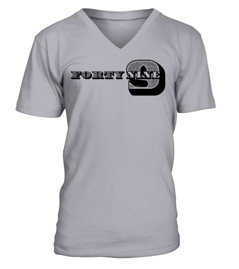 49th Birthday Gift Ideas for Him Men Shirt V-Neck T-shirt