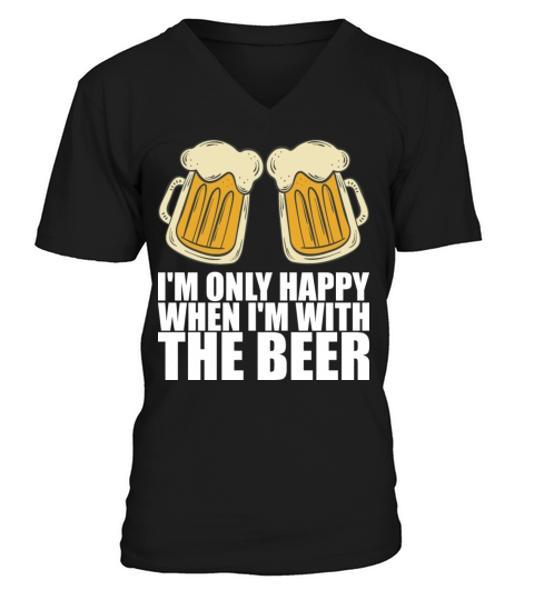 Beer Drink V-Neck T-shirt