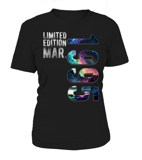 Limited Edition 1995 March Birthday Polar Lights Women's T-Shirt